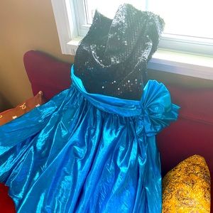 True vintage 80s prom gown